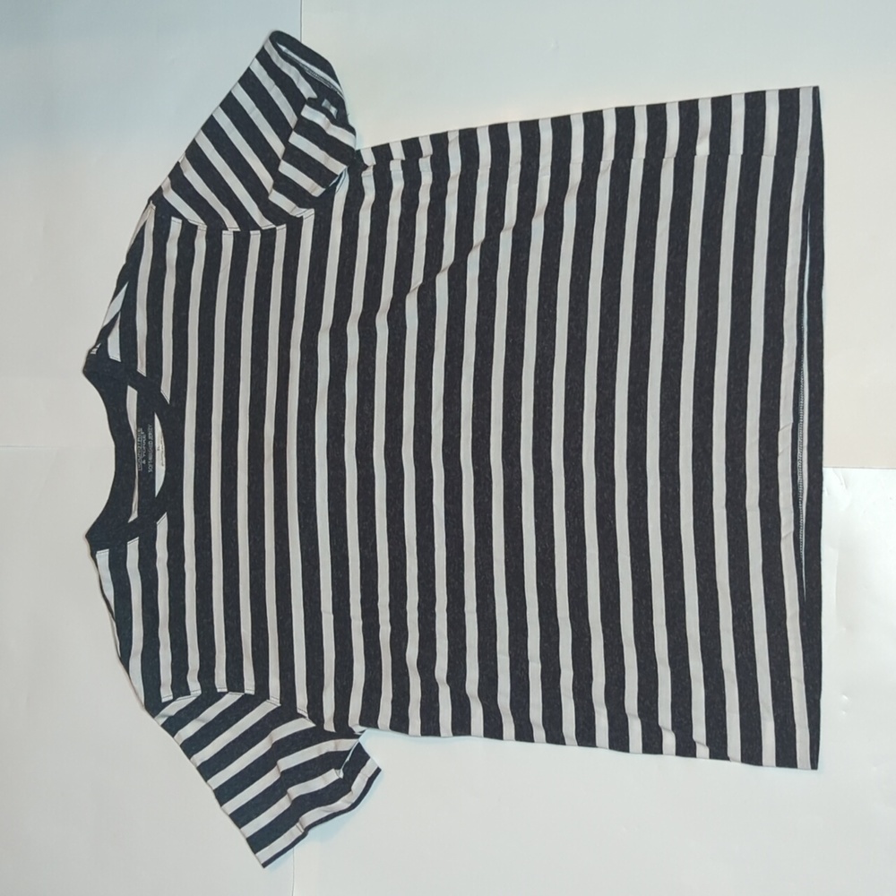 Roundtree & Yorke soft washed jersey stripe tee